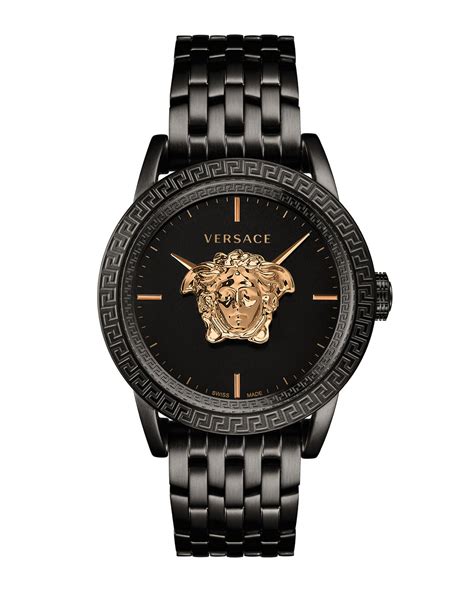 versace palazzo empire watch gold|Versace Men's 43mm Palazzo Empire Watch, Black/Gold.